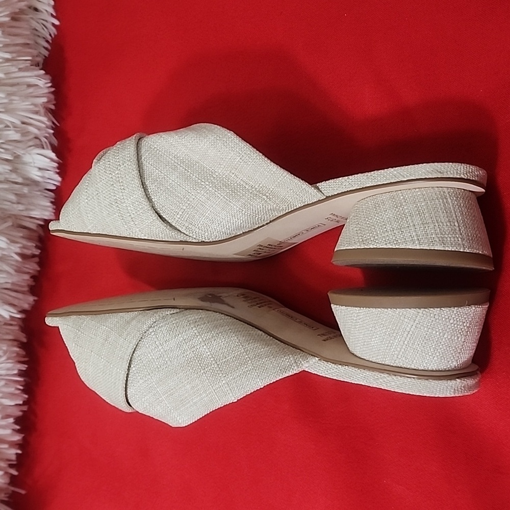 Vince Camuto Liane Tan Mules with Knotted Detail - Picture 7 of 10